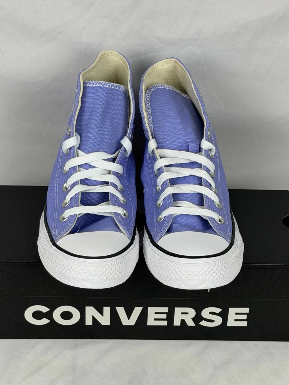 Converse Chuck Taylor All-Star Purple Canvas High-Top Sneakers Unisex M6.5 W8.5 - Picture 3 of 6